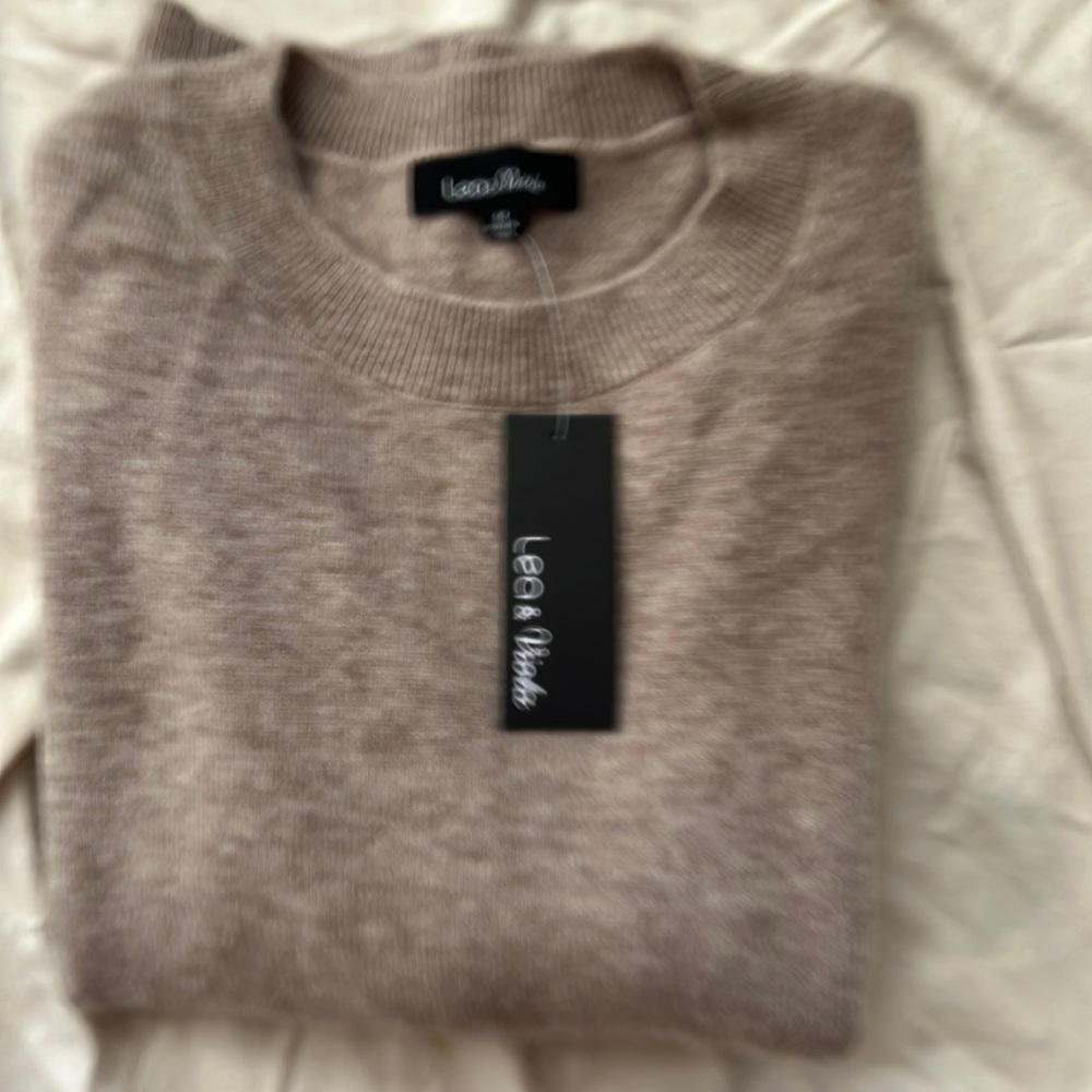 Beautiful yet casual cashmere sweater.